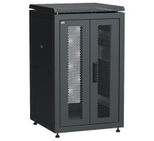 ITK LINEA N 18U 600х600мм распаш. перф. дв. задн. перф. чер.  LN05-18U66-2PP  ITK