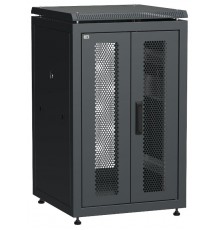 ITK LINEA N 18U 600х600мм распаш. перф. дв. задн. перф. чер.  LN05-18U66-2PP  ITK