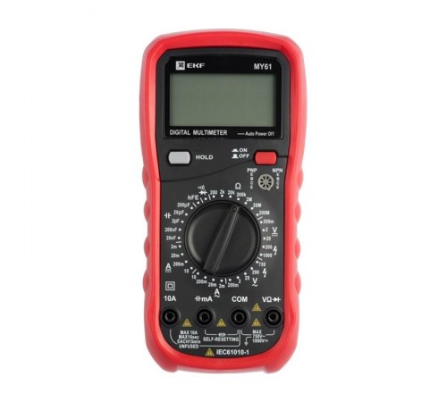 Мультиметр цифровой MY61 EKF ExpertIn-180701-pm61EKF