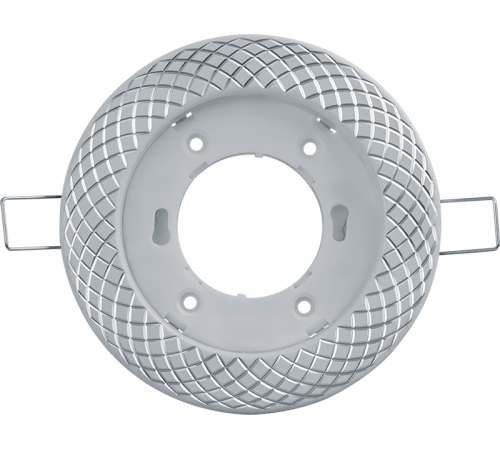 Светильник встраиваемый под лампу GX53 NGX 93 072 NGX-R11-001-GX53 (Сетка белый, серебро)  93072  Navigator