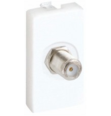 Simon Connect Розетка SAT (Спутник) одиночная, 1/2 К45, под пайку, "мама", алюминий  K102C-8  Simon