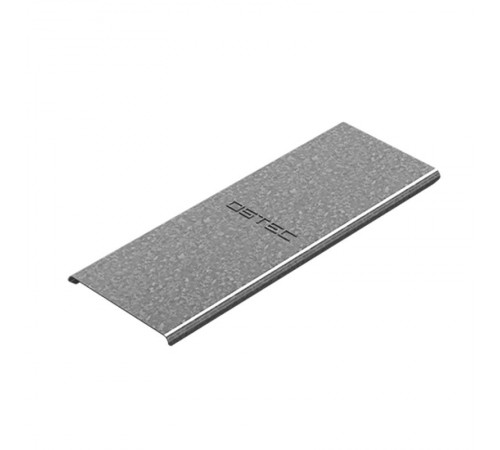 Крышка к ответвителю Т-образному вертикальному боковому к лотку 100, толщ. 1,0 мм, Сендзимир цинк, 020214  КОТВБ-100-1,0-СЦ   Ostec