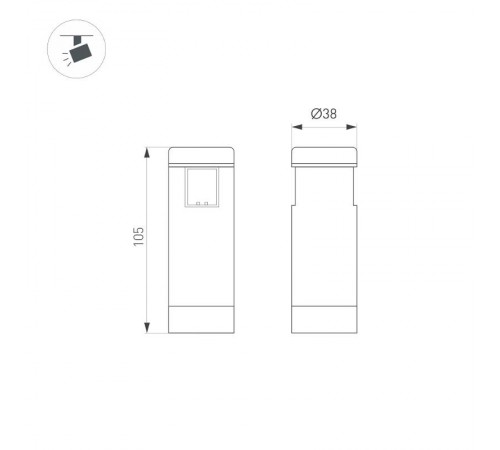 Светильник ART-APRIORI-SPOT-R40-8W Day4000 (GD, 36 deg, 48V) (Arlight, IP20 Металл, 3 года)  044908  Arlight