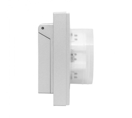 Механизм розетки двойной, 16А, IP44, с заземлением, со шторками, с рамкой, с крышками, алюминий Эпика EKF  UP1-SOA-211-44  EKF