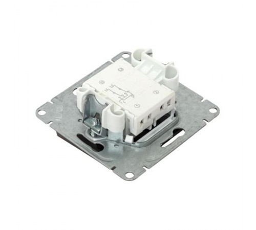 Механизм выключателя, одноклавишный, перекрёстный, мокко Эпика  UP1-SWM-12 EKF