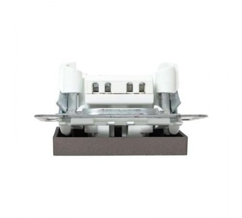 Механизм выключателя, одноклавишный, перекрёстный, мокко Эпика  UP1-SWM-12 EKF