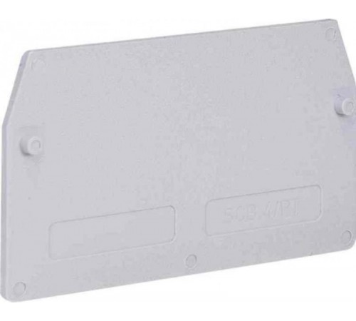 SCB/4/PT/GR, торцевой изолятор серый для SCB.5  ZSB301GR  DKC