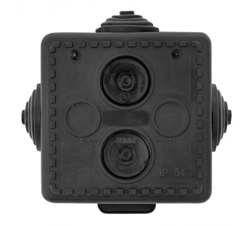 Коробка распределительная КМР-030-036, 4 мембр.ввода (65х65х50) чёрная  plc-kmr2-030-036-b  EKF