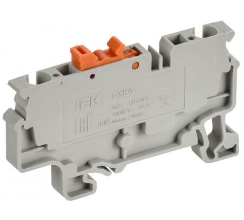 ARMAFIX Клемма пруж. с ножевым размыкателем CXK4  AF-CT45-04-K03-004  IEK