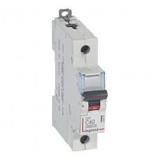 Выключатель автоматический  однополюсный DX3 6000 40А C 10кА  407674  Legrand