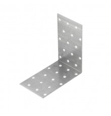 Уголок крепежный равносторонний 80х160х160x2, оцинкованный - накл.  142003  Tech-KREP