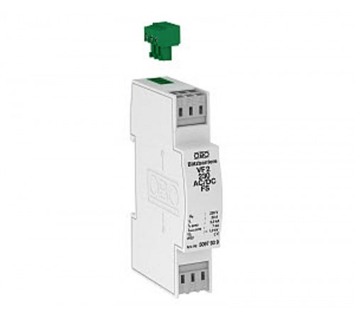 Устройства защиты от импульсных перенапряжений УЗИП для силовых сетей (Класс III), 230 В (VF2-230-AC/DC-FS)  5097939  OBO Bettermann