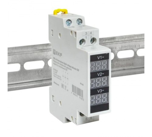 Индикатор напряжения модульный трехфазный цифровойVDI-G33EKF