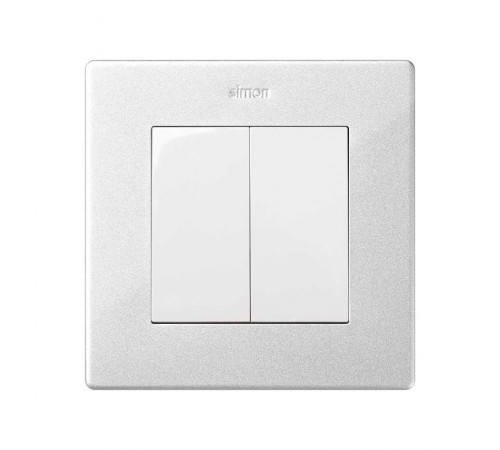 Simon 24 Алюминий Рамка 1-ая  2400610-033  Simon