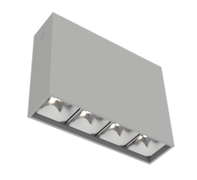 Светодиодный светильник DL-Box Reflect Multi 1x4 накладной 14 Вт 4000 К 150х40х115 мм RAL7045 серый муар DALI  V1-R0-70252-20D23-2001440  VARTON