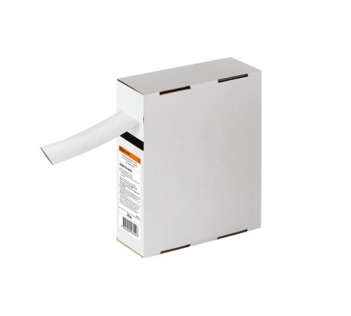 Термоусаживаемая трубка ТУТнг 20/10 белая в коробке (10 м/упак)   SQ0518-0443  TDM