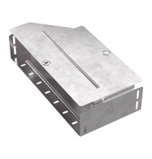 Переходник правый с крышкой Стандарт 400х300х100   PR16.0717  Промрукав