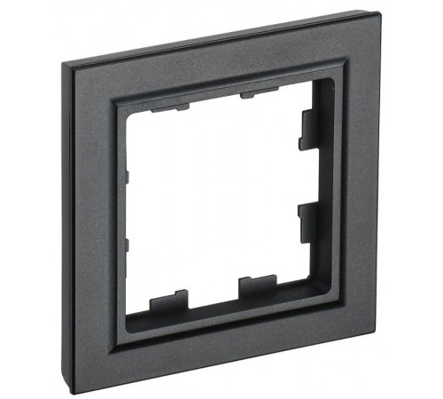 BRITE Рамка 1-ая РУ-1-БрЧ черный  BR-M12-K02  IEK