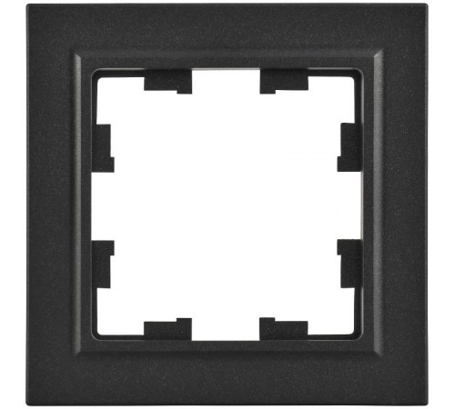 BRITE Рамка 1-ая РУ-1-БрЧ черный  BR-M12-K02  IEK