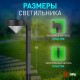 Cветильник садовый декоративный SL-PL42-DMD на солнечной батарее, пластик, черный, 42 см  Б0007511  ЭРА