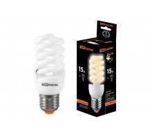 Лампа энергосберегающая КЛЛ-FSТ2-15 Вт-2700 К-Е27 (42х103 мм)  SQ0323-0063  TDM