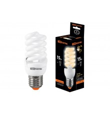 Лампа энергосберегающая КЛЛ-FSТ2-15 Вт-2700 К-Е27 (42х103 мм)  SQ0323-0063  TDM