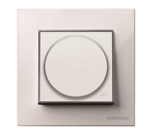 Накладка с поворотной ручкой для механизма поворотного светорегулятора, серия SKY, цвет альпийский белый2CLA856020A1101 ABB