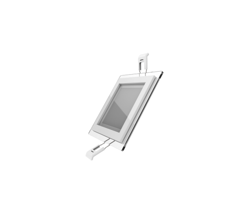 Светильник светодиодный встраиваемый квадратный с декоративным стеклом 6W 3000K 1/40  948111106  Gauss