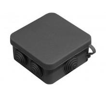 Коробка распределительная (черная) 85х85х40 IP 55  КР2603-08  HEGEL