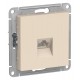 AtlasDesign Бежевый Розетка компьютерная RJ45, механизм  ATN000283  SE