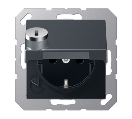 SCHUKO® розетка с замком A1520BFKLSLANM Jung