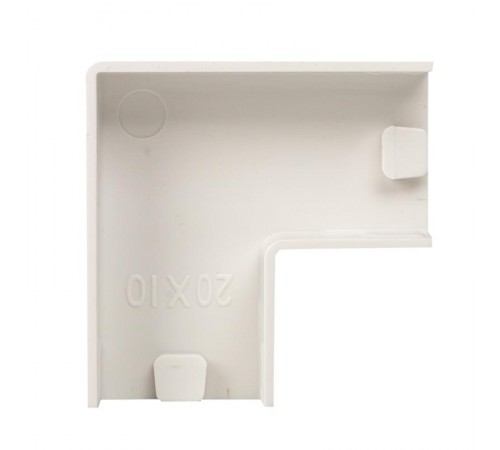 Поворот 90 гр. (20х10) (4 шт) Plast EKF PROxima Белыйabw-20-10x4EKF