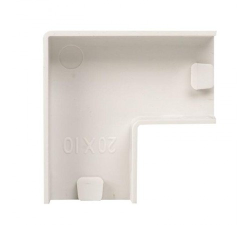 Поворот 90 гр. (20х10) (4 шт) Plast EKF PROxima Белыйabw-20-10x4EKF