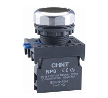 Кнопка управления NP8-10BN/2 без подсветки черная 1НО IP65 (R)  578647  CHINT