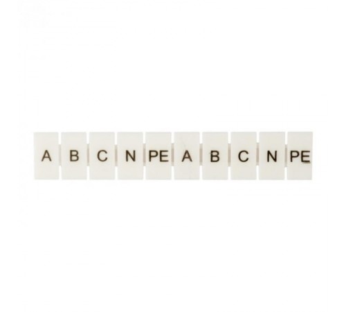 Маркеры для JXB-ST 1,5 с символами "A, B, C, N, PE" (100 шт.) EKF PROxima  zb-st-1.5-A-PE  EKF