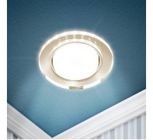 Cветильник встраиваемый со светодиодной подсветкой DK LD51 MR GX53 зеркальный  Б0057467  ЭРА