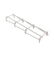 Опорная конструкция для установки оборудования TECHNORAPTOR 1000х4000  KM-TR-SSEI-1000-4000  КМ - профиль