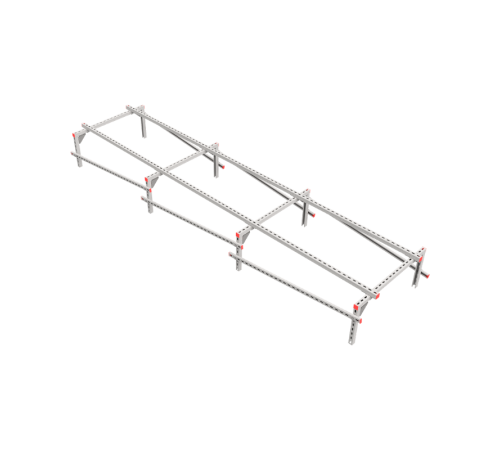 Опорная конструкция для установки оборудования TECHNORAPTOR 1000х4000 HD  KM-TR-SSEI-1000-4000 HD  КМ - профиль