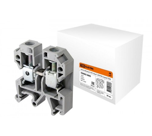 Зажим наборный ЗНИ-10мм2 (JXB70А) серый   SQ0803-0005  TDM