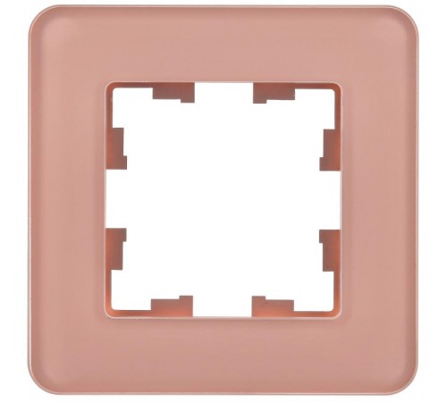 BRITE Рамка 1-ая РУ-1-2-Бр стекло дымчатый RE  BR-M12-G-41-K97  IEK