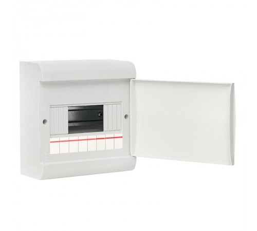 Щит распределительный навесной ЩРН-П-8 "SlimBox" белая дверца IP41 PROxima  sb-n-8w  EKF