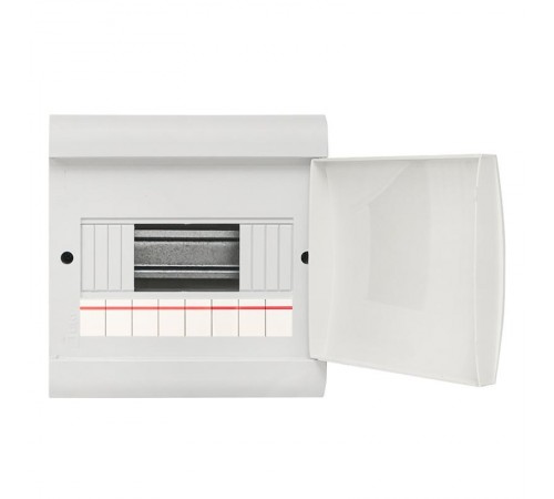 Щит распределительный навесной ЩРН-П-8 "SlimBox" белая дверца IP41 PROxima  sb-n-8w  EKF