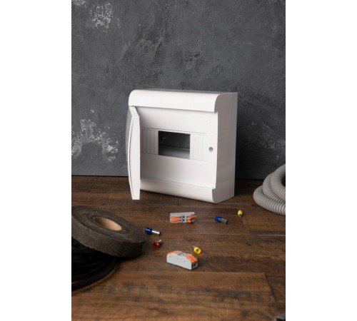 Щит распределительный навесной ЩРН-П-8 "SlimBox" белая дверца IP41 PROxima  sb-n-8w  EKF