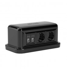 Напольная башенка BUS. 12 модулей. черная. RAL7016  09090  DKC