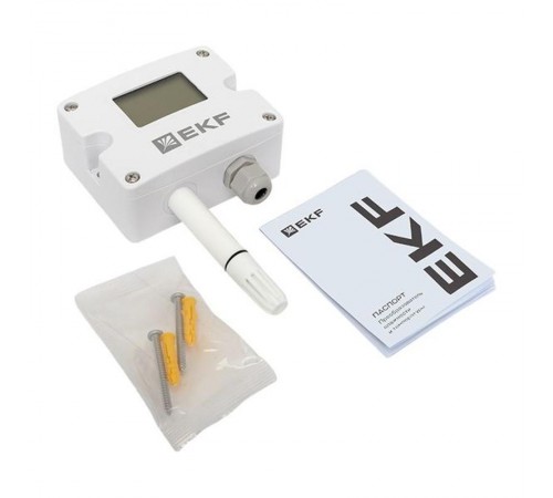 Преобразователь влажности и температуры настенный RS-485 EKF  THT-101-RS  EKF