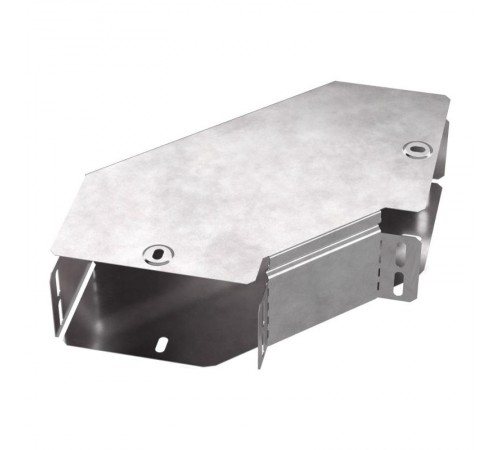 Угол горизонтальный 90 градусов с крышкой Стандарт 150х80  PR16.0415  Промрукав