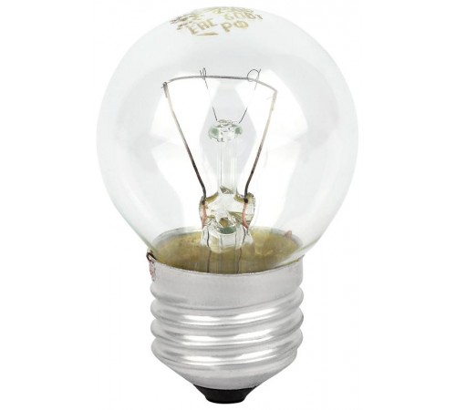 Лампа накаливания ЛОН ДШ 60-230-Е27 (P45) шар 60Вт 230В Е27 в гофре  Б0039135  ЭРА