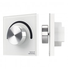 Панель SMART-P1-DIM-G-IN White (3V, Rotary, 2.4G) (Arlight, IP20 Пластик, 5 лет)  033752  Arlight