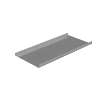 Лоток неперф. 50х600х1,0 L2000 мм "Стандарт ПЛЮС" INOX304  LNEplus50-600-1.0-2000 INOX304  КМ-Профиль