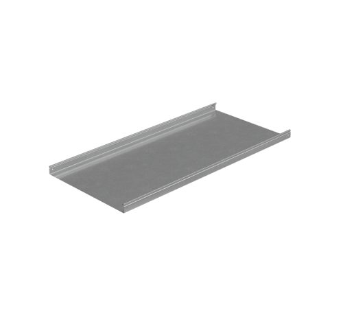 Лоток неперф. 50х600х1,5 L2500 мм "Стандарт ПЛЮС" INOX304  LNEplus50-600-1.5-2500 INOX304  КМ-Профиль